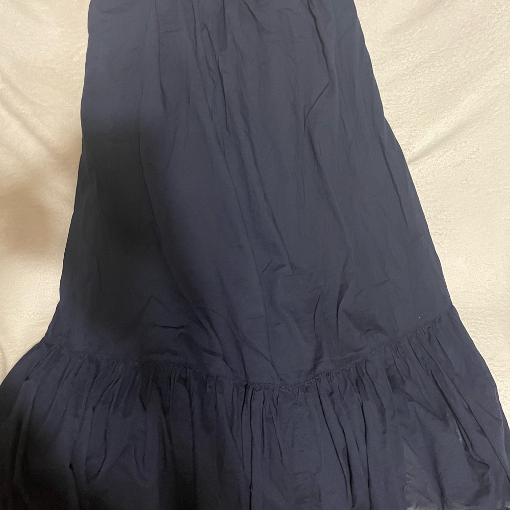 J. Crew Dark Blue Maxi Skirt